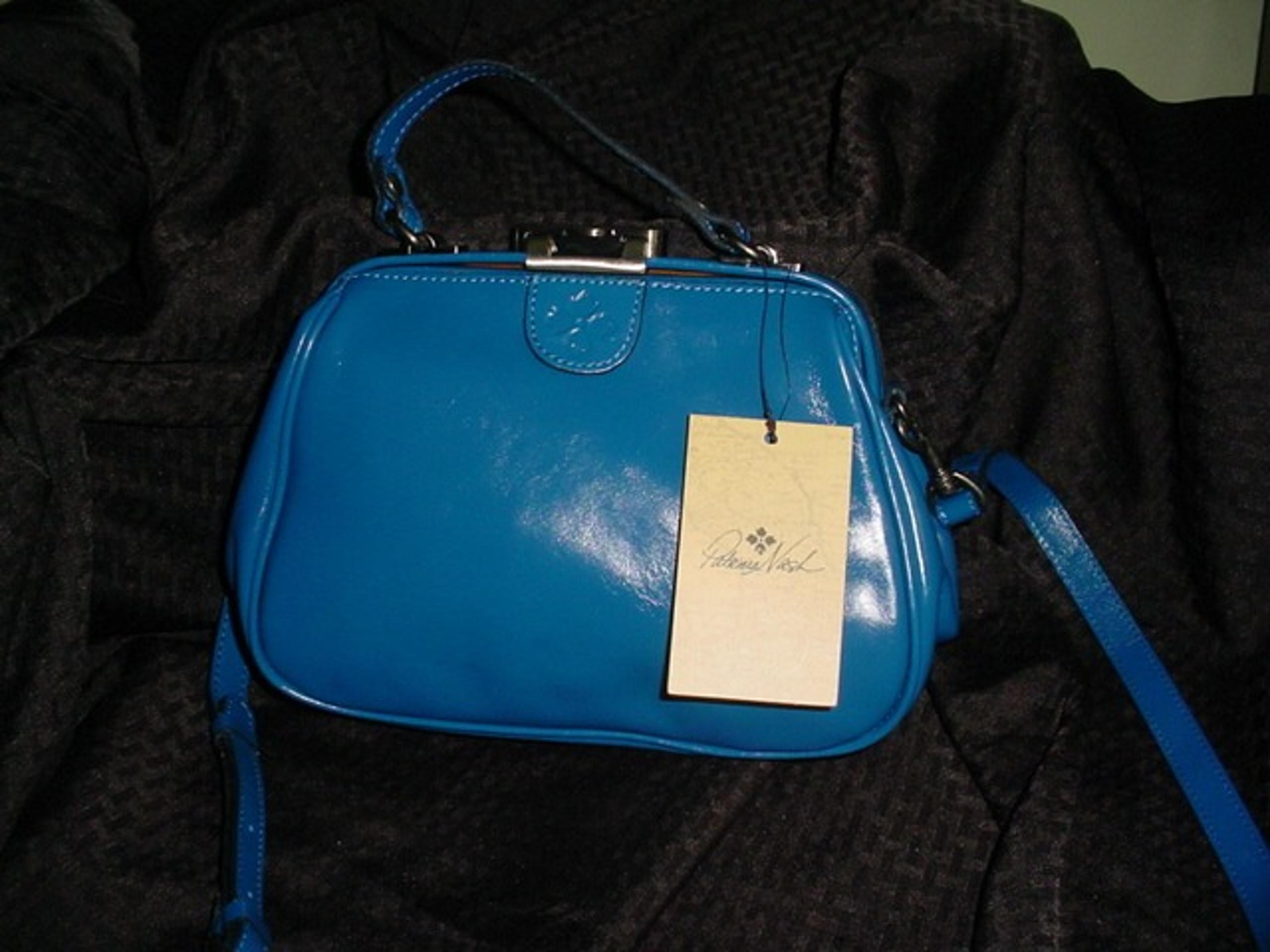 PATRICIA NASH NWT Gracchi Sky Blue Doctor Satchel Bag