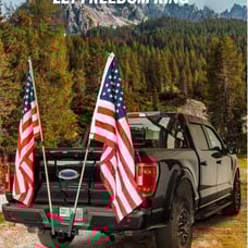 U.S Flag Truck Hitch Flagpole