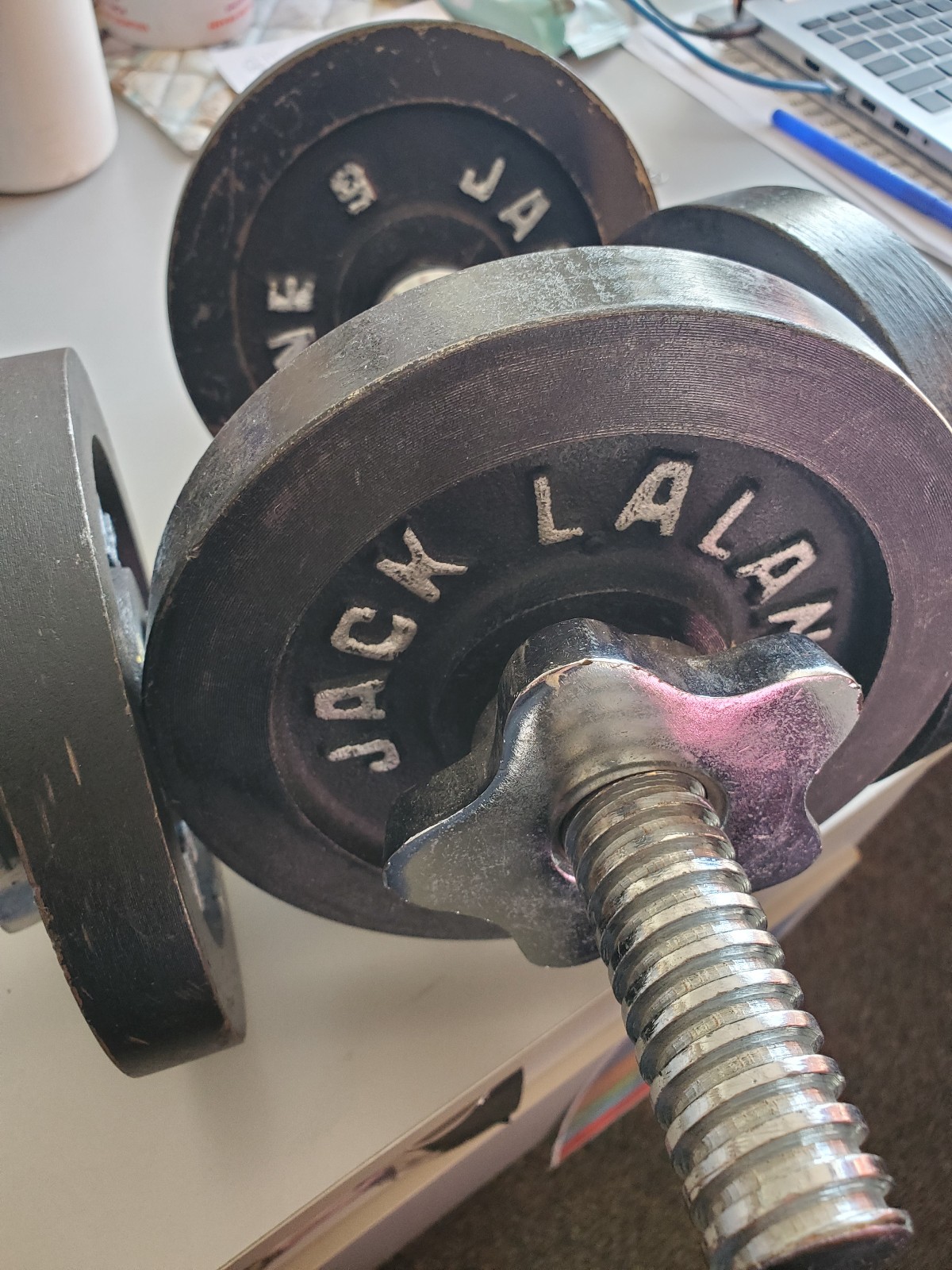 Vintage Jack LaLane Dumbells