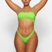 Skims recycled swim strapless monokini in neon green swimsuit one piece XL