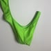 Skims recycled swim strapless monokini in neon green swimsuit one piece XL