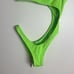 Skims recycled swim strapless monokini in neon green swimsuit one piece XL