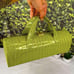 Vintage Green Faux Crocodile Water Wine Liquor Bottle Tote Bag Patent Leather