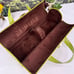 Vintage Green Faux Crocodile Water Wine Liquor Bottle Tote Bag Patent Leather