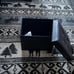 Cube Footrest Small Folding Storage Ottoman,, Foot Rest Stool, Set of 2