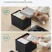Cube Footrest Small Folding Storage Ottoman,, Foot Rest Stool, Set of 2