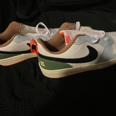 NIKE Court Borough Low 2 (GS) DX6052-101 Multicolor (KID’S 4.5) *NO BOX* NWOT