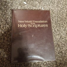 Brown used NEW WORLD TRANSLATION OF THE HOLY SCRIPTURES BIBLE