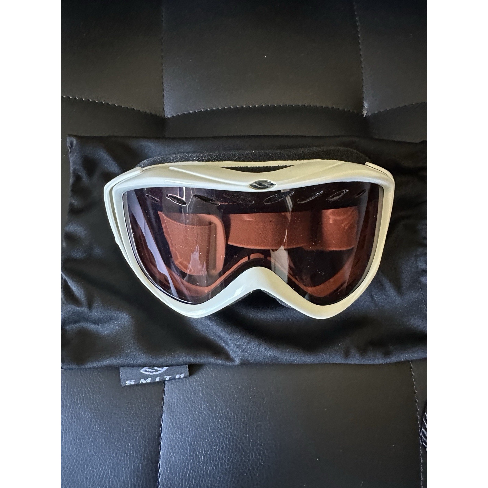 Smith Optics Cylindrical Series Snocross Snowmobile Goggles White