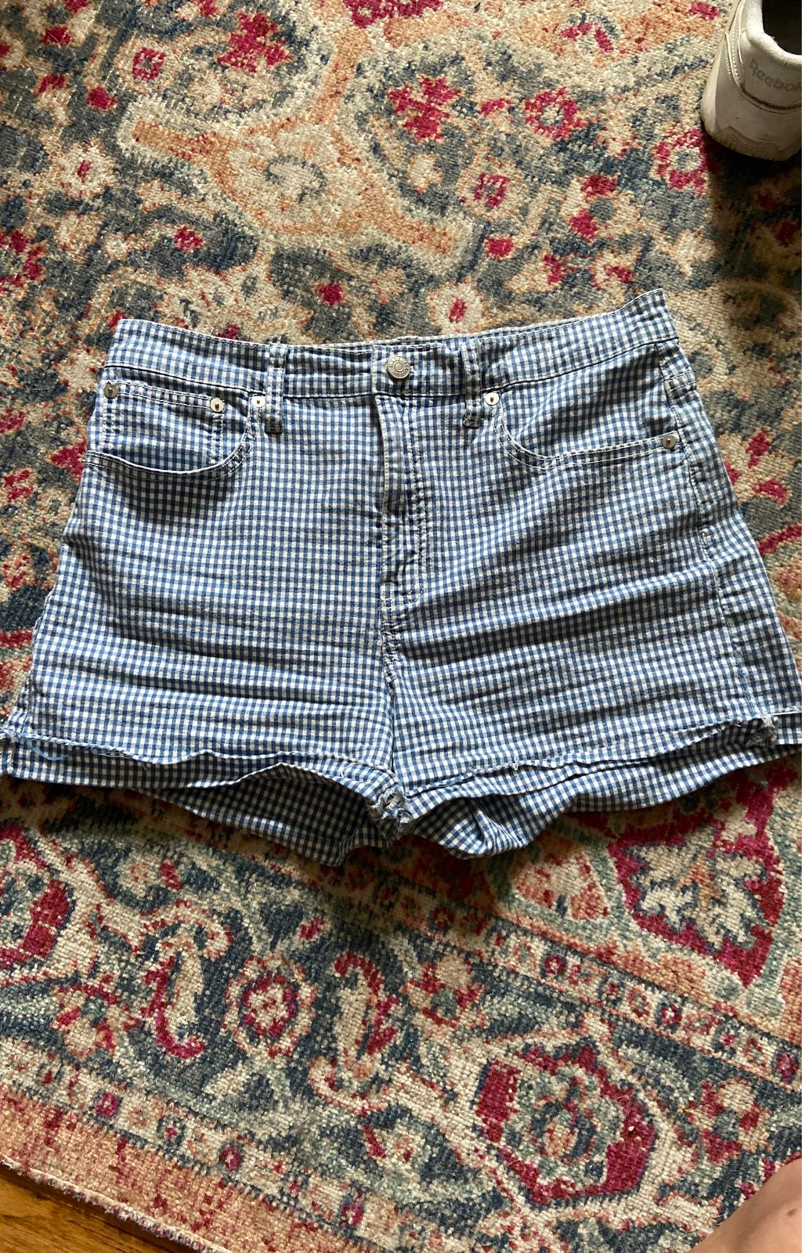 Madewell high rise denim shorts