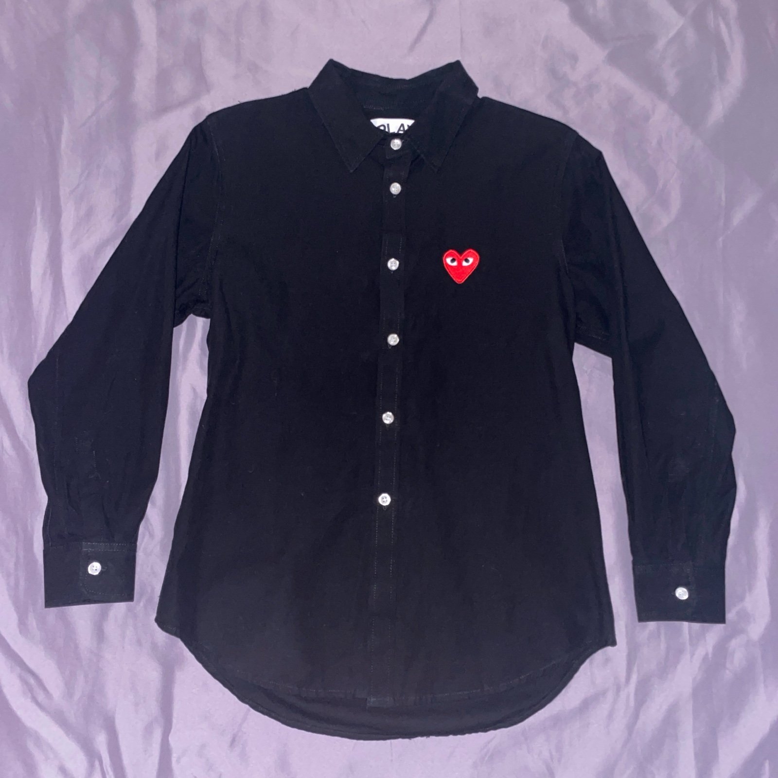 Comme Des Garçons Black Button Up Shirt