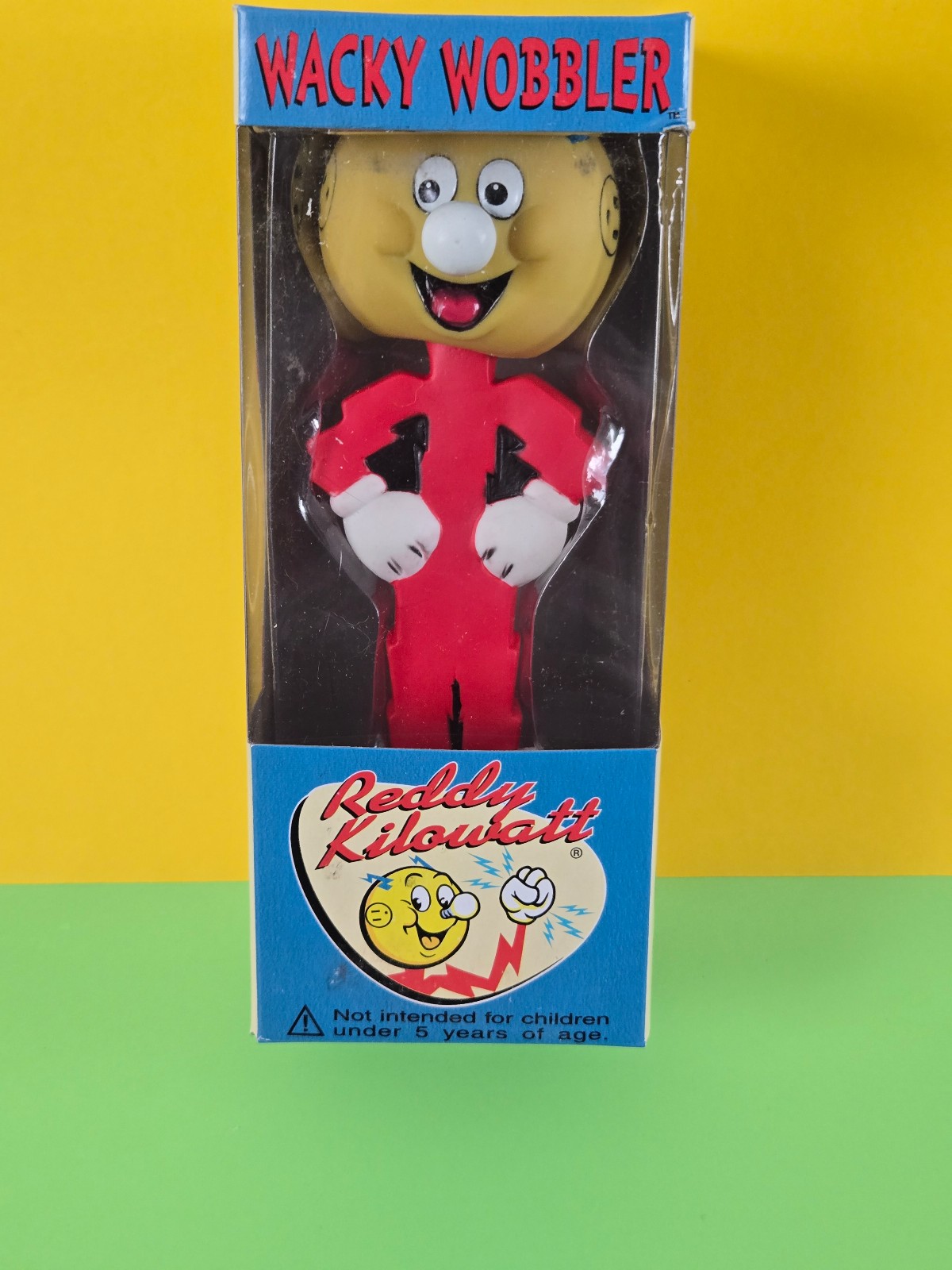 Reddy Kilowatt VAULTED Funko Wacky Wobbler Bobblehead