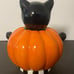 Halloween Cat and Pumpkin Salt and Pepper Shakers