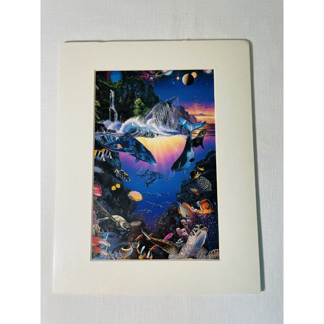Christian Riese Lassen COSMOS Matted Art Print Hawaii Ready To Frame