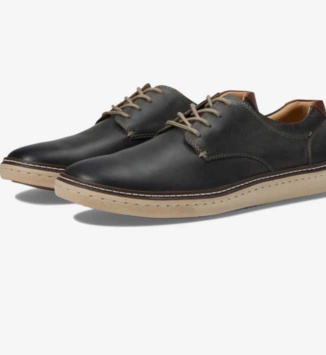 Johnston & Murphy McGuffey grey oiled sz 12