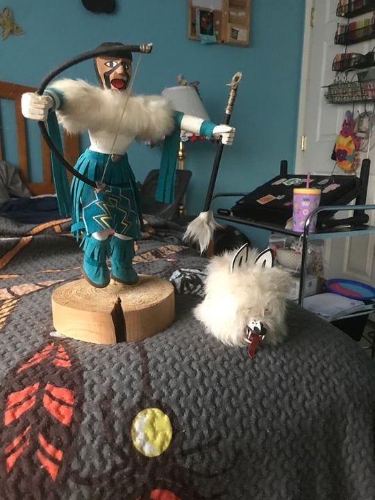 kachina doll wolf