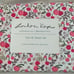Adorable London Kaye Cherry/Floral Twin XL Bed Sheet Set