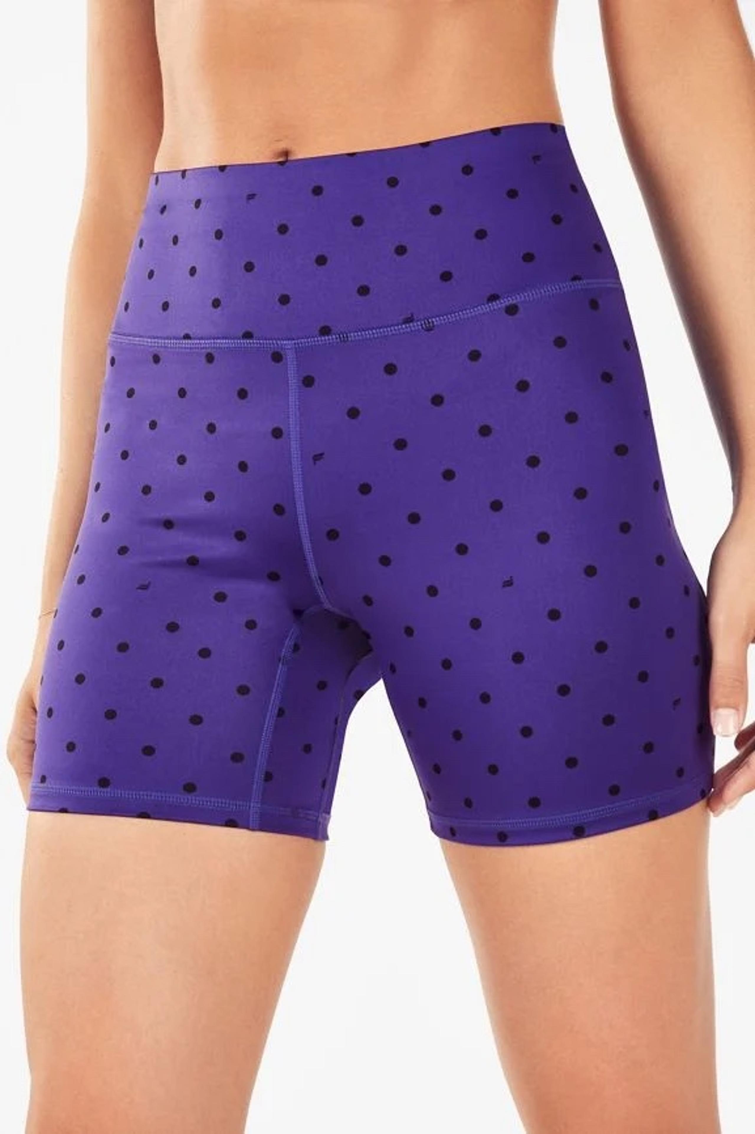Fabletics Purple Biker Shorts