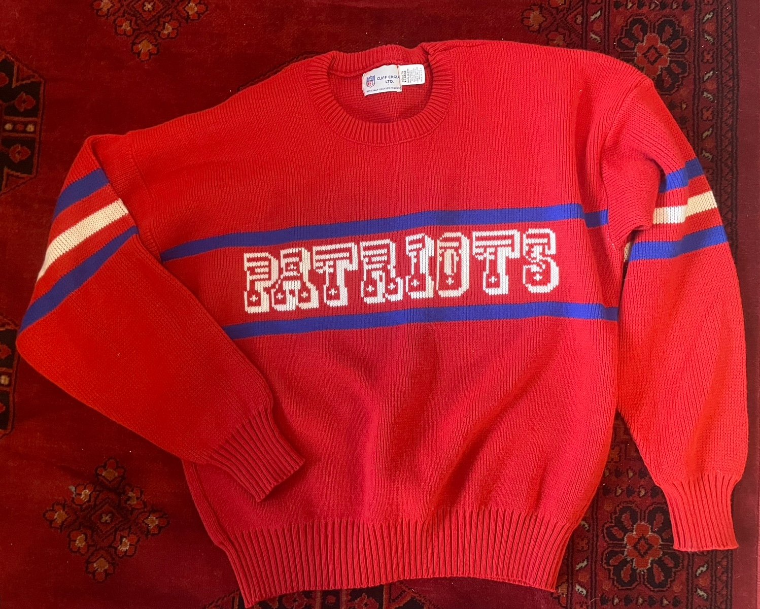 Vintage 70s/80s New England Patriots Sweater