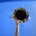 4.90ct 100% REAL NATURAL BLACK DIAMOND RING, CERTIFICATE,FR EE DIA TESTER Size 8