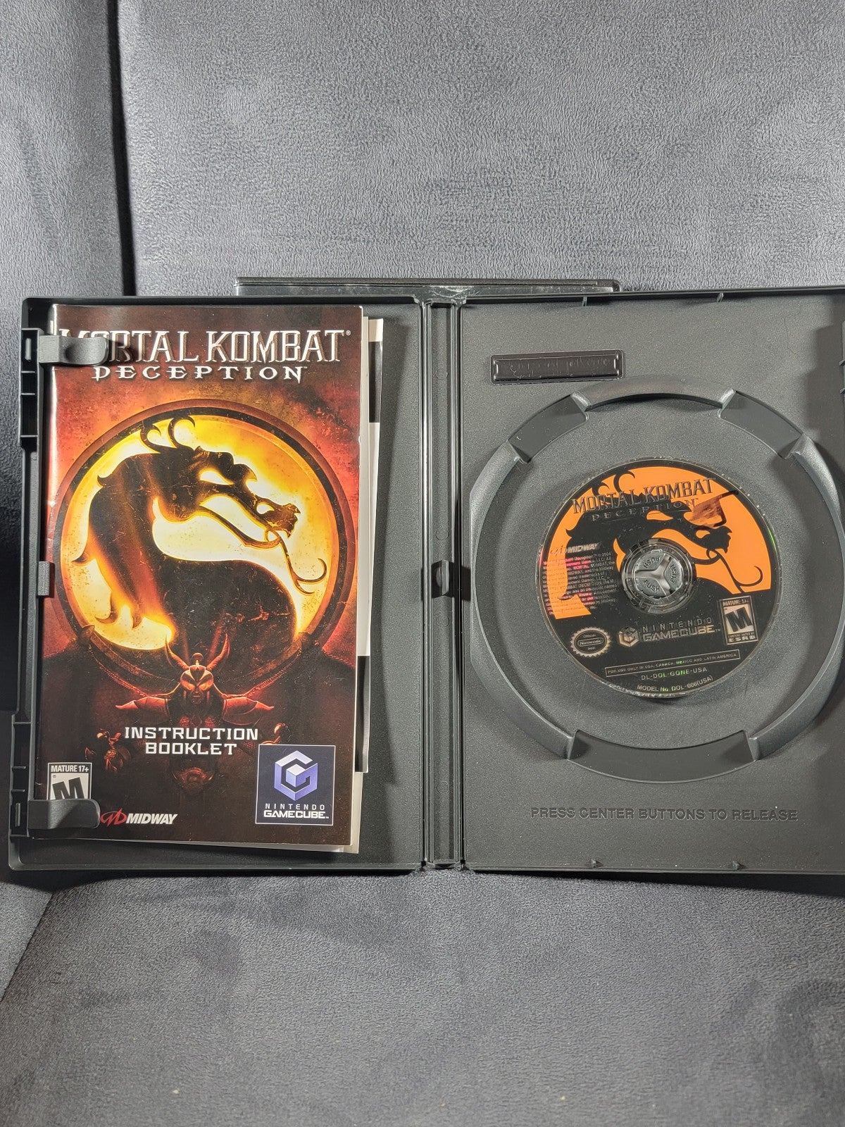 Mortal Kombat Deception & Deadly shops alliance for Nintendo GameCube