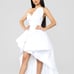 White formal dress