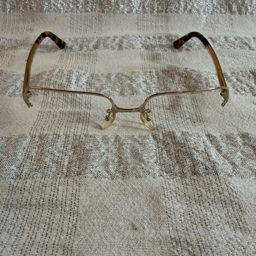 Prada Eyeglasses Frame SPR 63V 62016 ZVN-6E1 120 2R Gold Tortoise