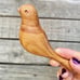 Wooden teether rattle Dove