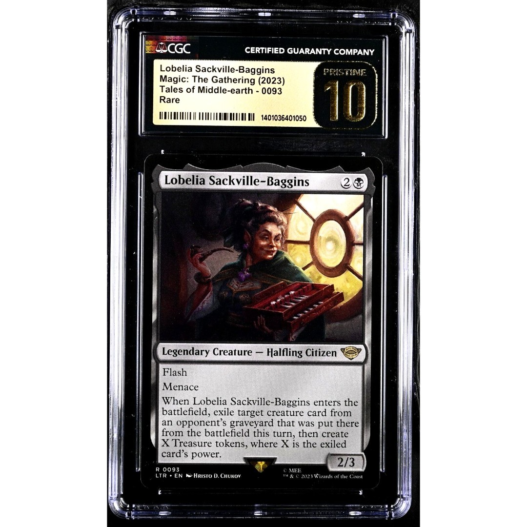 MTG Magic the Gathering Lord of the Rings Lobelia Sackville Baggins CGC 10 POP 1