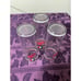Lot of 3 - Vintage The Old Spaghetti Factory Drinking 7 Tall Thin Glasses