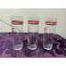 Lot of 3 - Vintage The Old Spaghetti Factory Drinking 7 Tall Thin Glasses