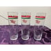 Lot of 3 - Vintage The Old Spaghetti Factory Drinking 7 Tall Thin Glasses