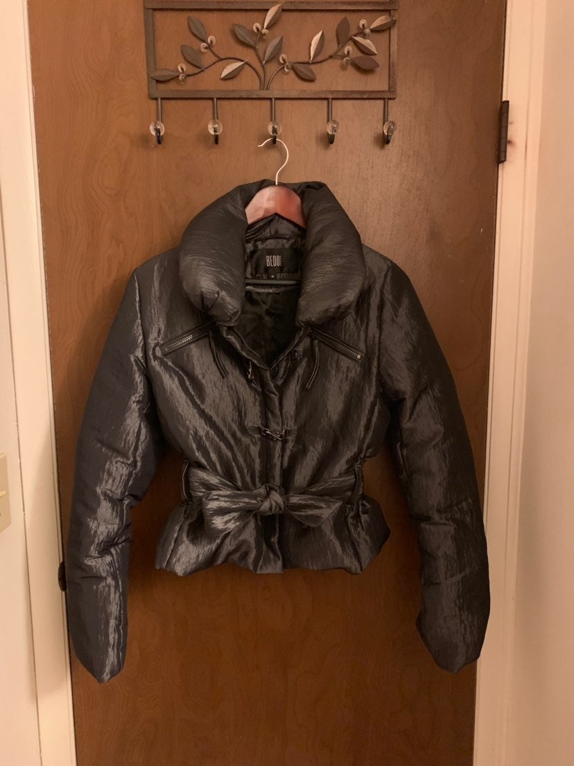 Vintage Black Metallic Jacket