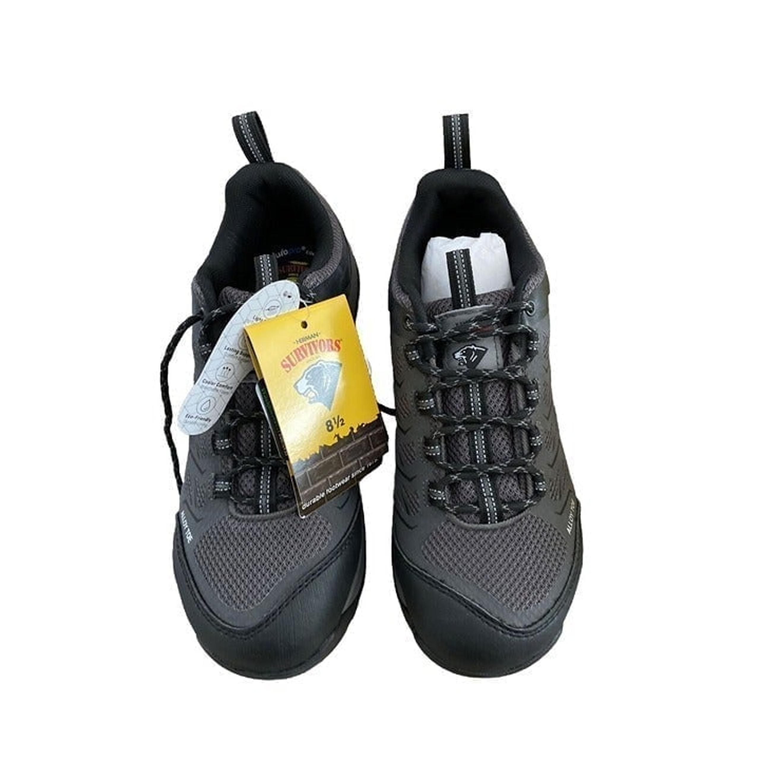 Herman Survivors Aluminum Toe Work Shoes Oil/Slip Resistant Men's Size 8.5