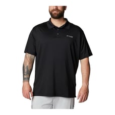COLUMBIA PFG OMNI-SHADE MENS BLACK ATHLETIC GOLF POLO SHORT SLEEVE SHIRT SIZE XL