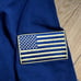 Under Armour Shirt Mens XL Blue Project Rock Home Of The Brave Flag Workout Gym