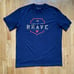 Under Armour Shirt Mens XL Blue Project Rock Home Of The Brave Flag Workout Gym