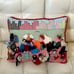 Vintage Peruvian Arpillera Feria 3D Folk Art Handmade Tapestry Pillow Crochet