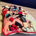 Vintage Peruvian Arpillera Feria 3D Folk Art Handmade Tapestry Pillow Crochet