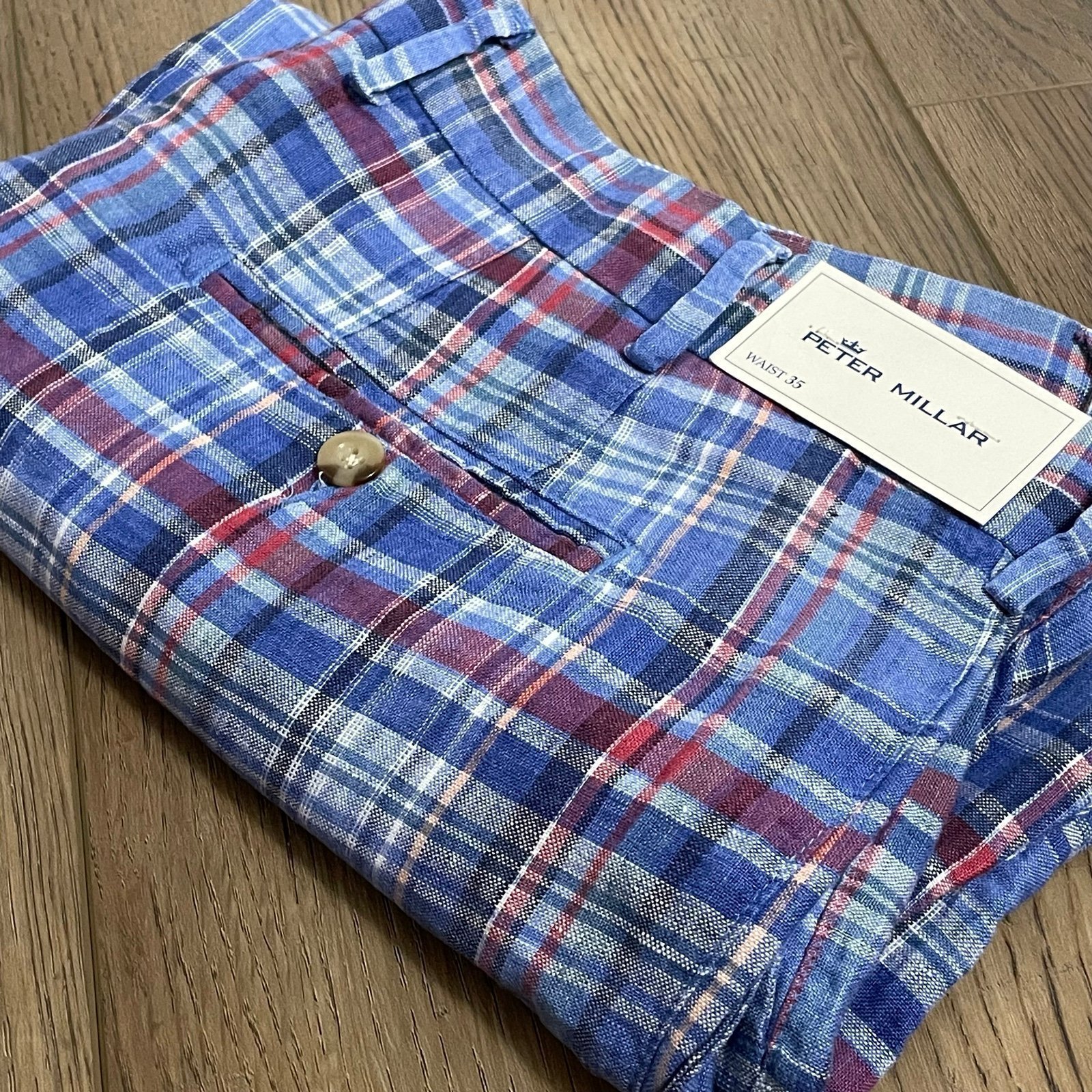 Peter Millar Seaside Casual Plaid Shorts