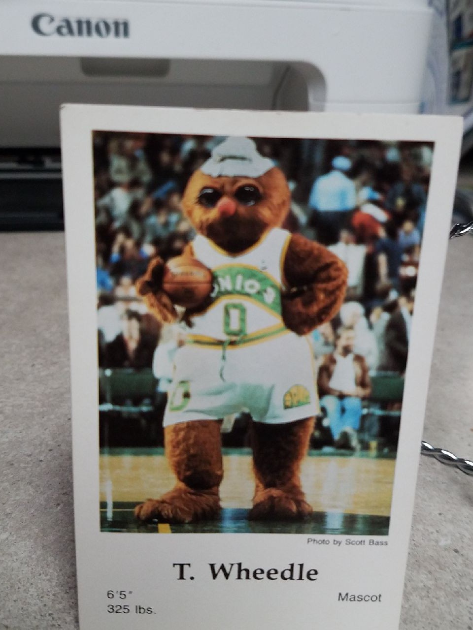 RARE 83 SONICS MASCOT GAME ONLY PROMO C