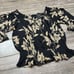 Ralph Lauren Women's Floral Jersey Off the Shoulder Top Tan Black Plus SZ 1X NWT