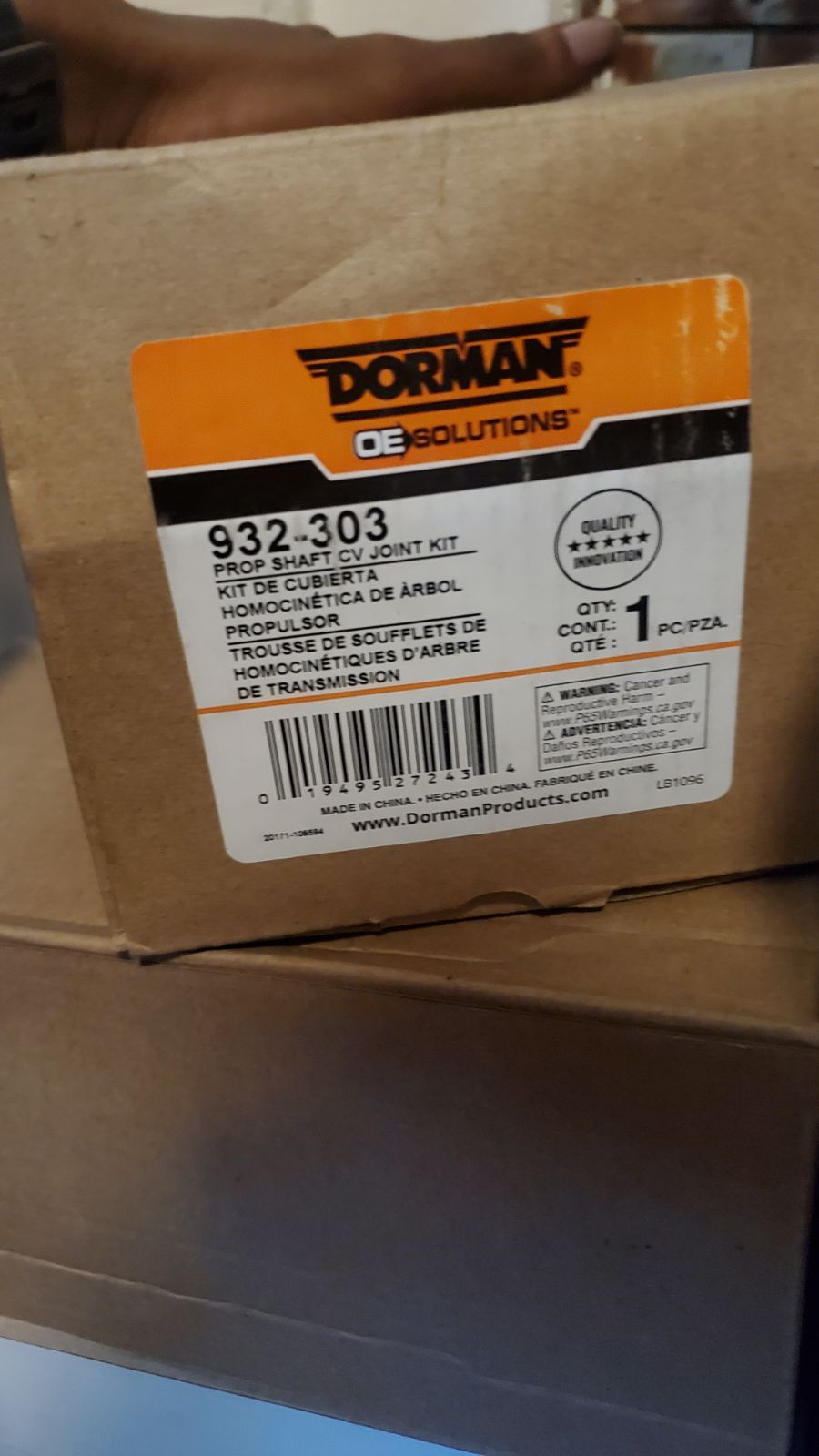Dorman 932-303 Prop shaft CV joint kit