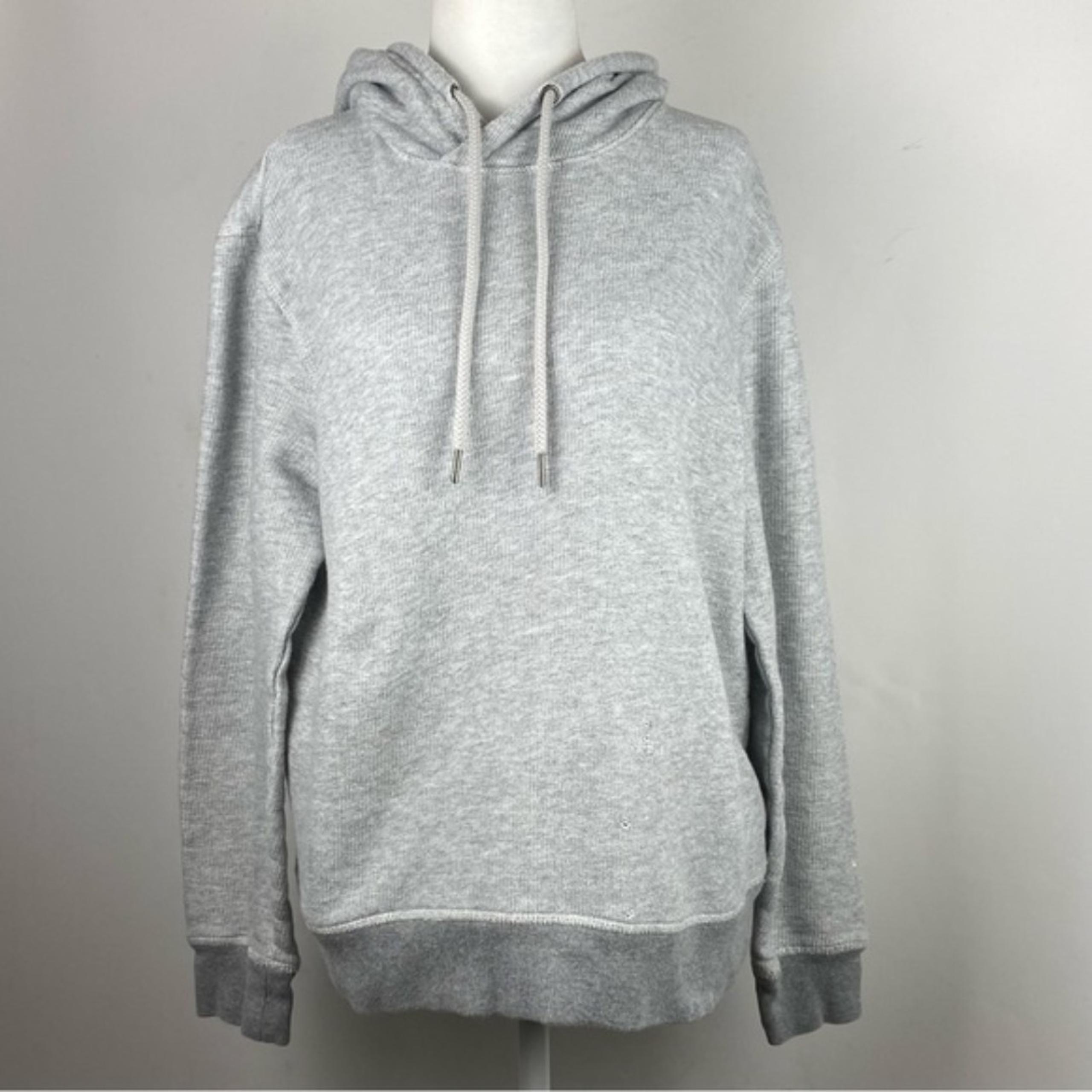 Banana Republic Sweater Womens Small Petite Gray Hooded Pullover Ladies Casual