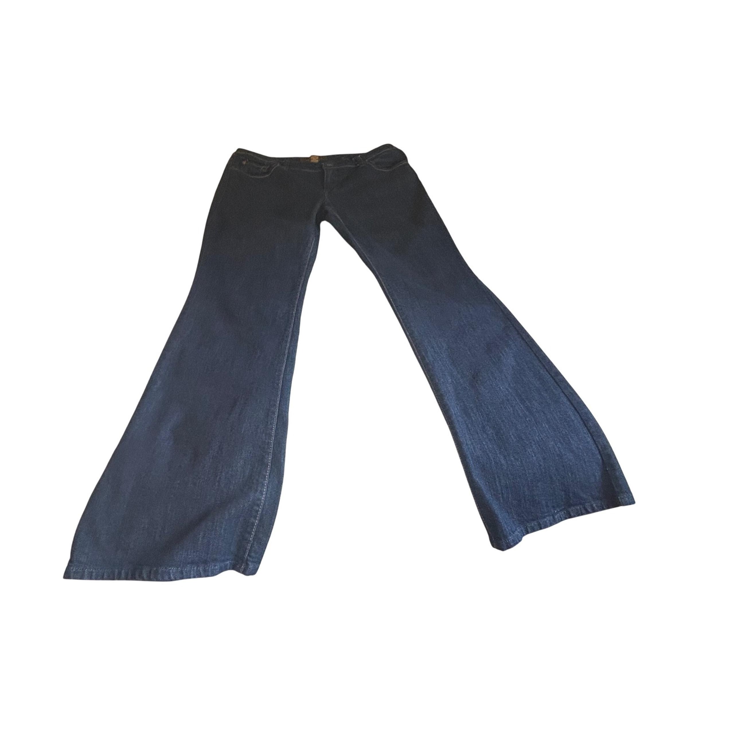 The Limited Flare Leg Jeans Dark Wash Denim Bootcut Women's Size 14