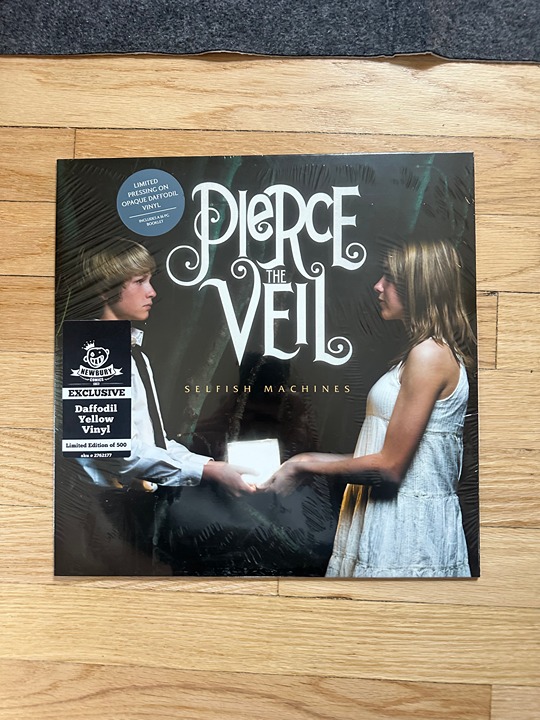 PIERCE THE VEIL Daffodil Yellow Vinyl x/500 NEW and SEALED