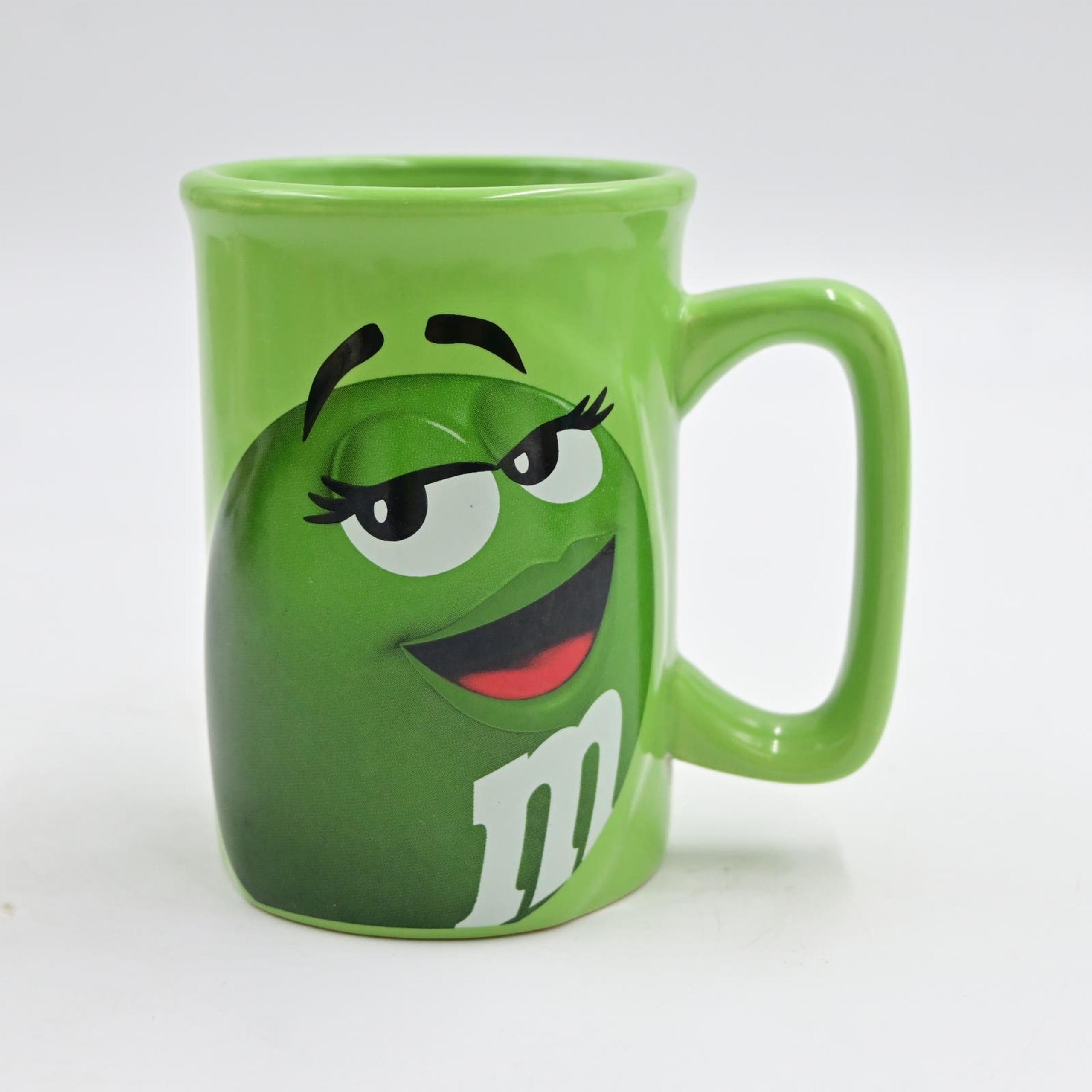 M&M Official Licensed Mars Green M&M Coffee Mug.