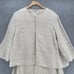 Vintage Talbots Dress Womens 16 Petite Beige Linen 3/4 Sleeve Jacket A Line Knee