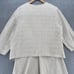 Vintage Talbots Dress Womens 16 Petite Beige Linen 3/4 Sleeve Jacket A Line Knee