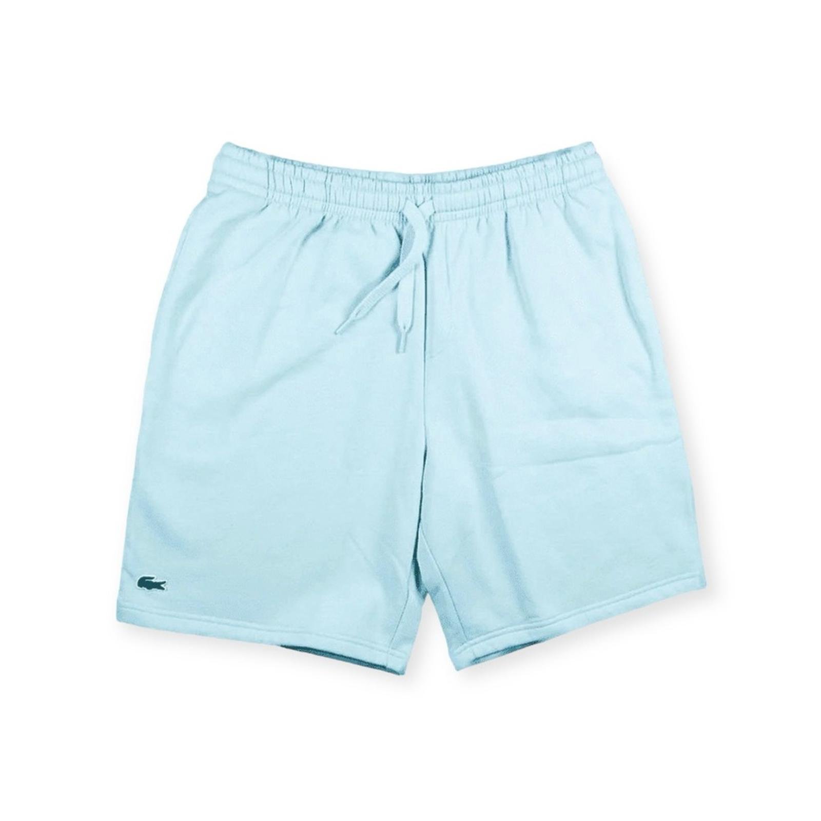 NWT Lacoste Sport Tennis Fleece Shorts, Light Blue, Mens Size 8-3XL Retail 85